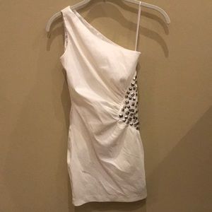 Jessica McClintock White Formal Dress